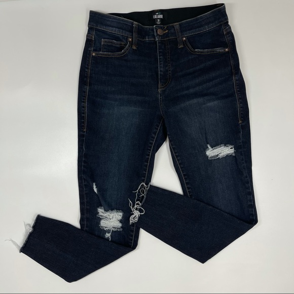 ✨sold✨LulaRoe Distressed Raw Hem The Skinny Jeans